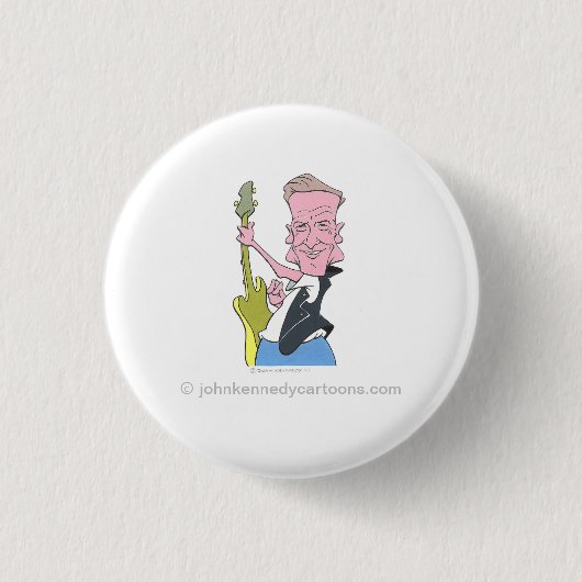 Badge Rond 2,50 Cm Bouton Bryan Adams (Devant)