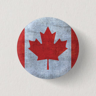 Badge Rond 2,50 Cm Bouton canadien de drapeau