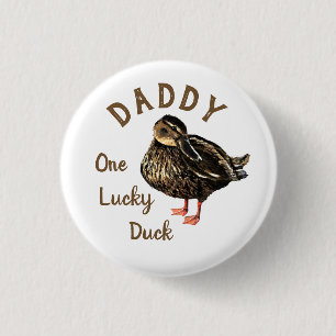 Badge Rond 2,50 Cm Bouton Canard