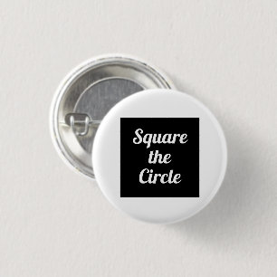 Badge Rond 2,50 Cm Bouton Carrer le Cercle