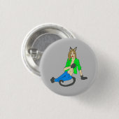 Badge Rond 2,50 Cm bouton catgirl (Devant & derrière)