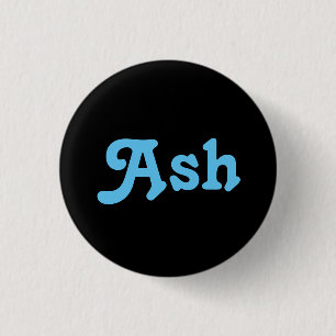 Badge Rond 2,50 Cm Bouton cendre