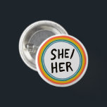 Badge Rond 2,50 Cm Bouton Cercle doux arc-en-ciel<br><div class="desc">Décorez votre tenue avec ce bouton d'art cool. Vous pouvez le customiser et ajouter du texte. Consultez ma boutique pour plus de couleurs et de motifs ! Faites-moi savoir si vous aimeriez quelque chose de personnalisé aussi.</div>