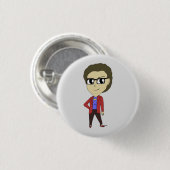 Badge Rond 2,50 Cm bouton chibi (Devant & derrière)