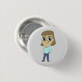 Badge Rond 2,50 Cm bouton chibi (Devant & derrière)