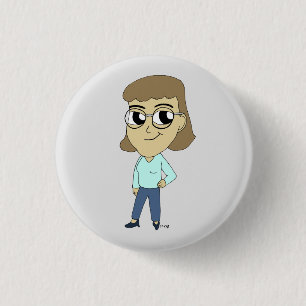 Badge Rond 2,50 Cm bouton chibi