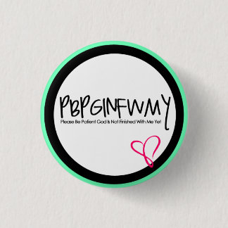 Badge Rond 2,50 Cm Bouton chrétien "PBPGINFWMY "