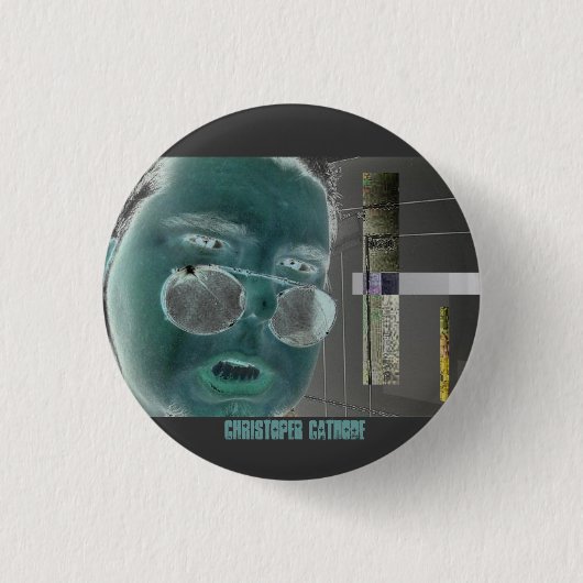 Badge Rond 2,50 Cm Bouton circulaire de cathode de Chris - customisé (Devant)