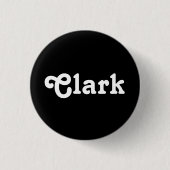Badge Rond 2,50 Cm Bouton Clark (Devant)