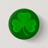 Badge Rond 2,50 Cm Bouton Clovers (Devant)