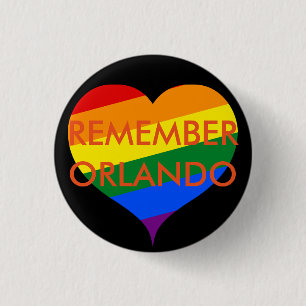Badge Rond 2,50 Cm Bouton commémoratif d'Orlando