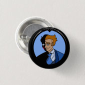 Badge Rond 2,50 Cm Bouton Couleur d'utilisation Abraham van Helsing (Devant & derrière)