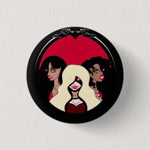 Badge Rond 2,50 Cm Bouton Couleur Mariées de Dracula