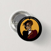 Badge Rond 2,50 Cm Bouton couleur Mina Harker (Devant & derrière)