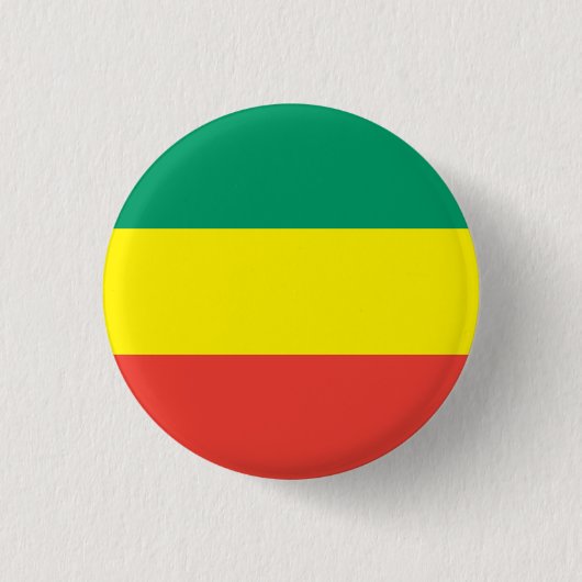 Badge Rond 2,50 Cm Bouton Couleurs Rasta (Devant)