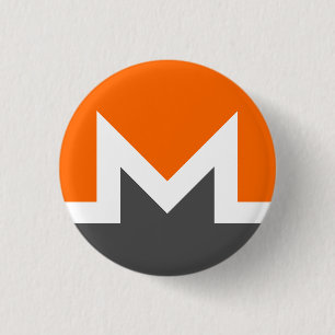 Badge Rond 2,50 Cm Bouton Crypto Monero (XMR)