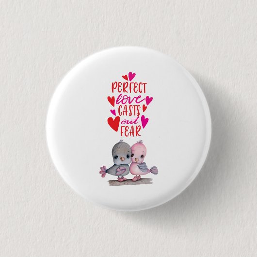 Badge Rond 2,50 Cm Bouton Cute (Devant)