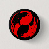 Badge Rond 2,50 Cm Bouton Dadinga crow (Devant)