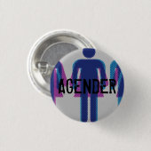 Badge Rond 2,50 Cm Bouton d'Agender (Devant & derrière)