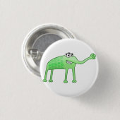 Badge Rond 2,50 Cm Bouton d'alien de Lisp (Devant & derrière)