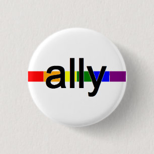 Badge Rond 2,50 Cm bouton d'allié