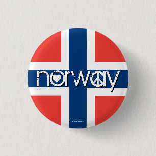 Badge Rond 2,50 Cm Bouton d'amour pour la paix en Norvège 5