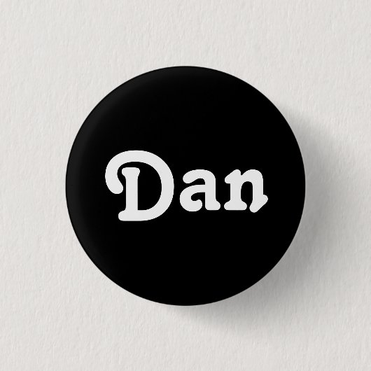 Badge Rond 2,50 Cm Bouton Dan (Devant)