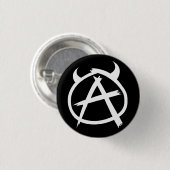 Badge Rond 2,50 Cm Bouton d'anarchie (Devant & derrière)