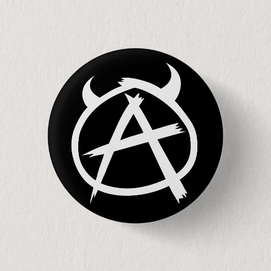 Badge Rond 2,50 Cm Bouton d'anarchie (Devant)