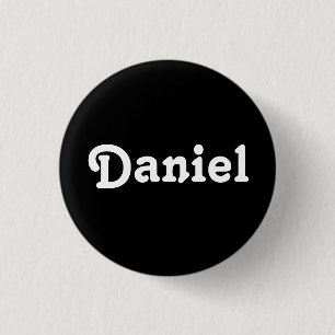 Badge Rond 2,50 Cm Bouton Daniel