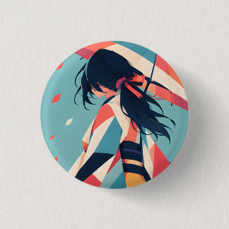 Badge Rond 2,50 Cm Bouton d'anime à collectionner 11 Sous le parasol