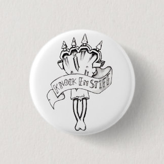 Badge Rond 2,50 Cm Bouton d'articulation en laiton