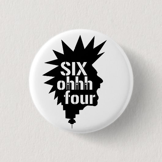 Badge Rond 2,50 Cm Bouton de 604 Oiii (Devant)