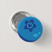 Badge Rond 2,50 Cm Bouton de baie de médias (Devant & derrière)