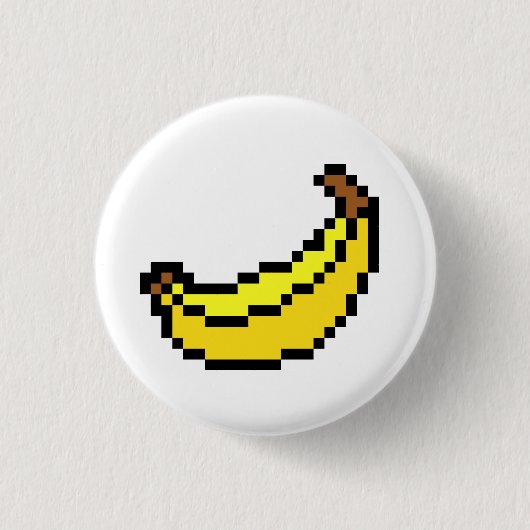 Badge Rond 2,50 Cm Bouton de banane (Devant)
