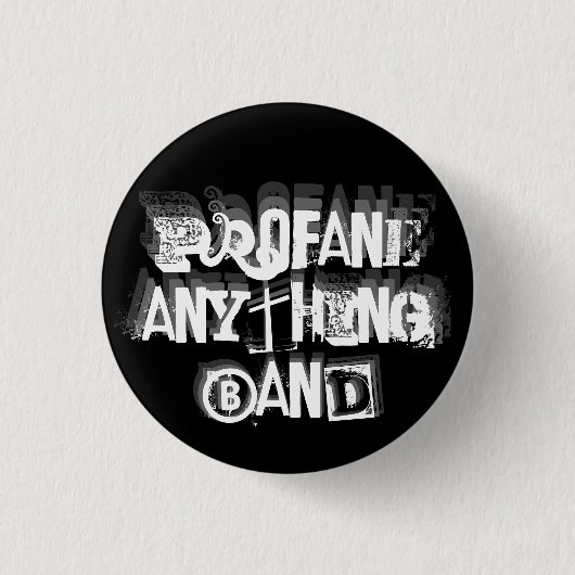 Badge Rond 2,50 Cm Bouton de bande (Devant)