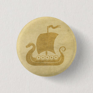 Badge Rond 2,50 Cm Bouton de bateau de dragon