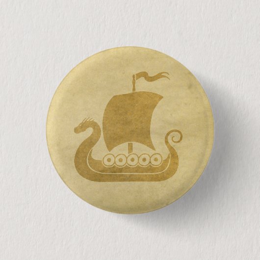 Badge Rond 2,50 Cm Bouton de bateau de dragon (Devant)