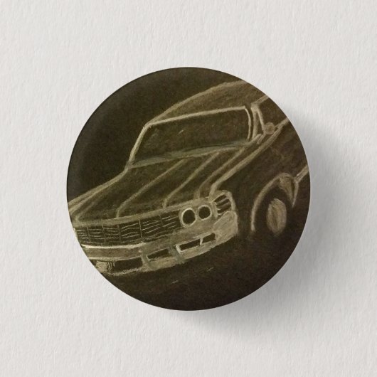 Badge Rond 2,50 Cm bouton de "bébé" d'impala (Devant)