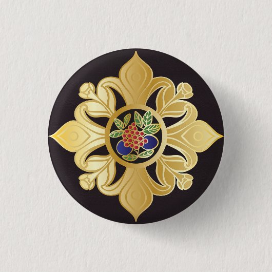Badge Rond 2,50 Cm Bouton de bijoux Mah Jongg (Devant)