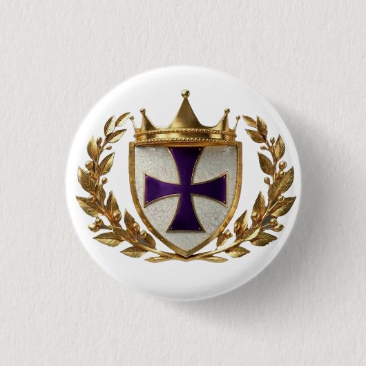 Badge Rond 2,50 Cm Bouton de blason EOC (Devant)