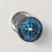 Badge Rond 2,50 Cm Bouton de bleu de MCPA (Devant & derrière)