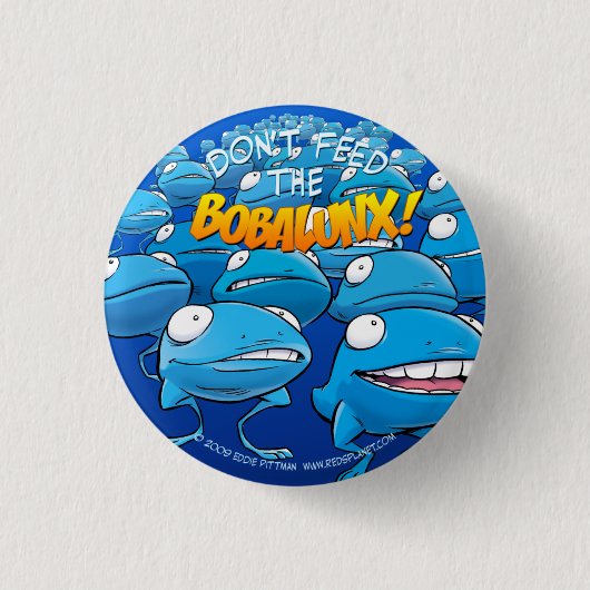 Badge Rond 2,50 Cm Bouton de Bobalunx (Devant)