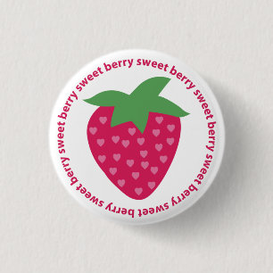 Badge Rond 2,50 Cm Bouton de bonbon à baie