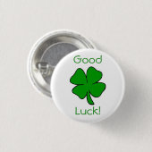 Badge Rond 2,50 Cm Bouton de bonne chance (Devant & derrière)