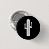 Badge Rond 2,50 Cm Bouton de cactus (Devant & derrière)