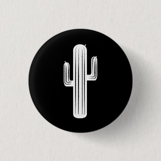 Badge Rond 2,50 Cm Bouton de cactus