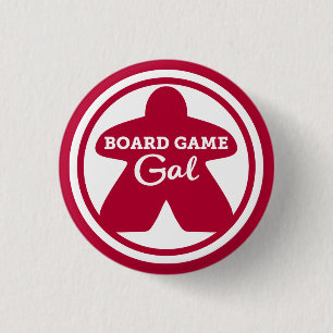 Badge Rond 2,50 Cm Bouton de cadre blanc Game Gal de la carte