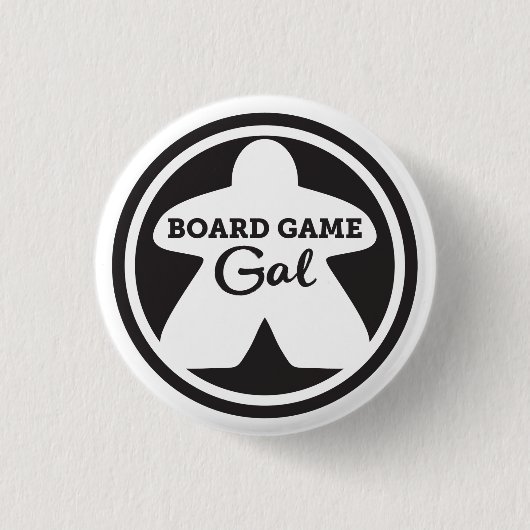 Badge Rond 2,50 Cm Bouton de cadre noir Game Gal (Devant)