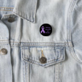 Badge Rond 2,50 Cm Bouton de Cancer (En situation)